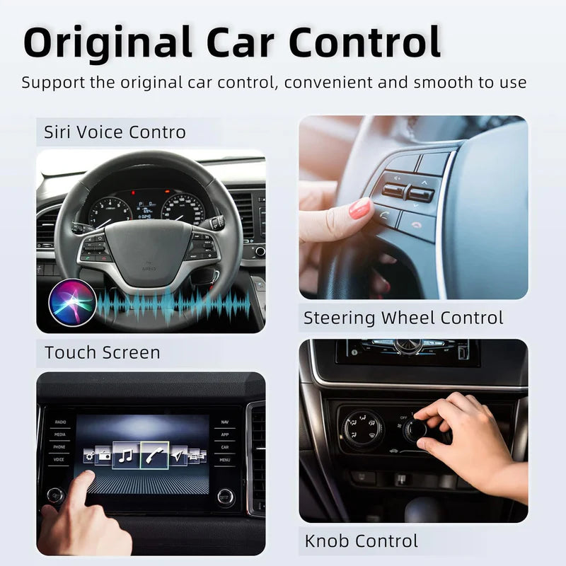 Smart Wireless CarPlay Adapter – Instant Apple CarPlay & Android Auto