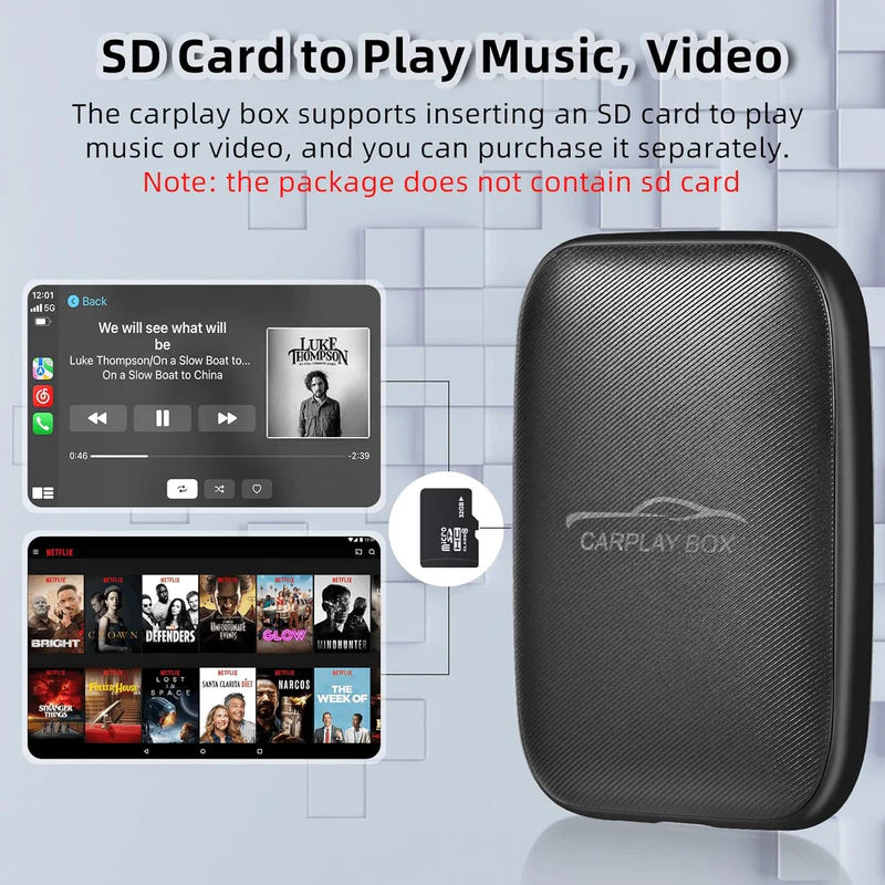 Smart Wireless CarPlay Adapter – Instant Apple CarPlay & Android Auto