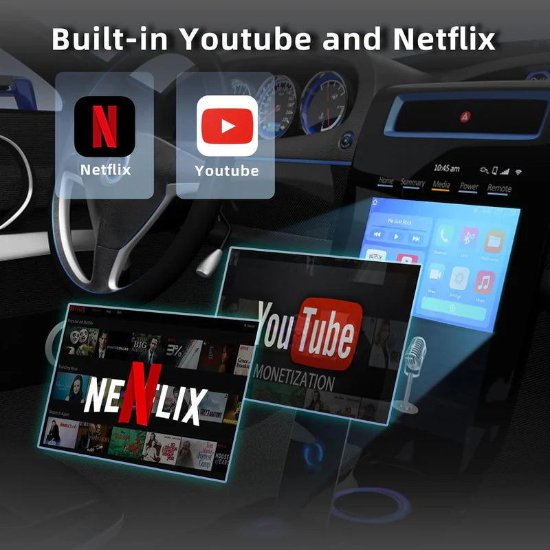 Smart Wireless CarPlay Adapter – Instant Apple CarPlay & Android Auto