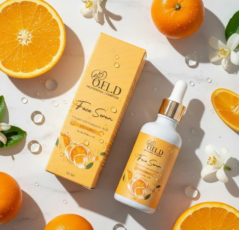 O.E.L.D Professional Cosmetics Vitamin C Face Serum with Hyaluronic Acid (50ml) 🍊💧